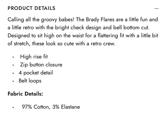 NEW Rainbow Checkered 'Brady' Flares