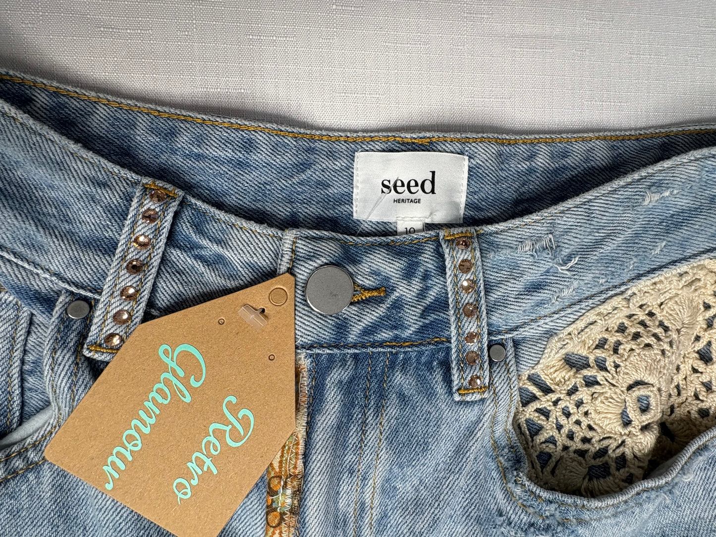 'Seed Heritage' Distressed Jeans