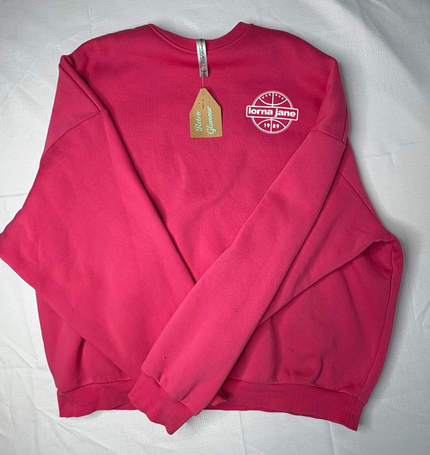 'Lorna Jane' Pink Crew Neck Sweater