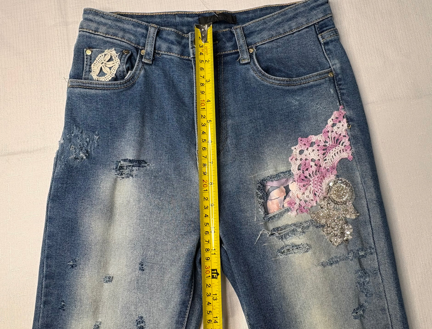Embroidered Denim 'Ava & Ever' Jeans
