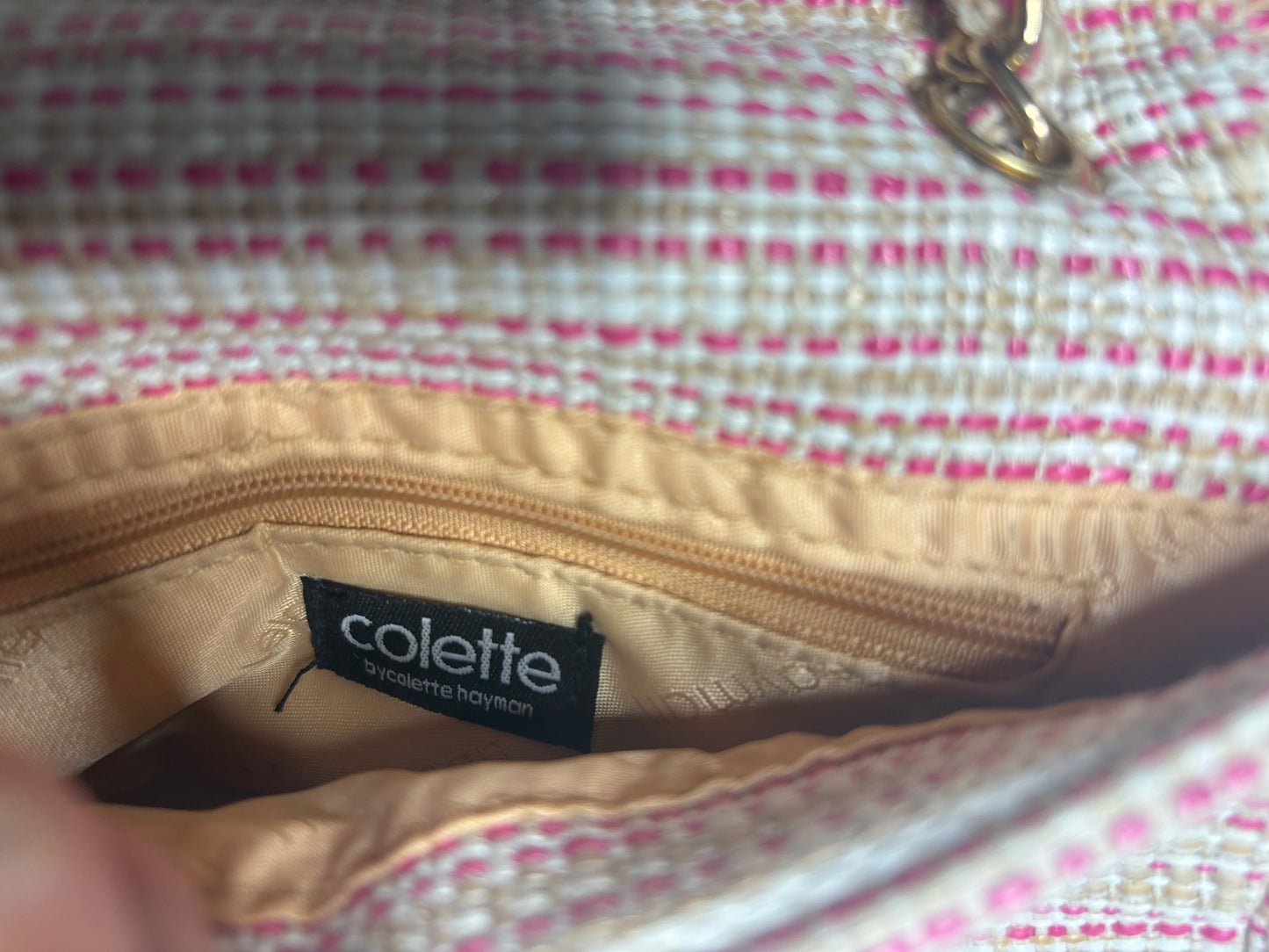 Colette Pink Clutch Bag
