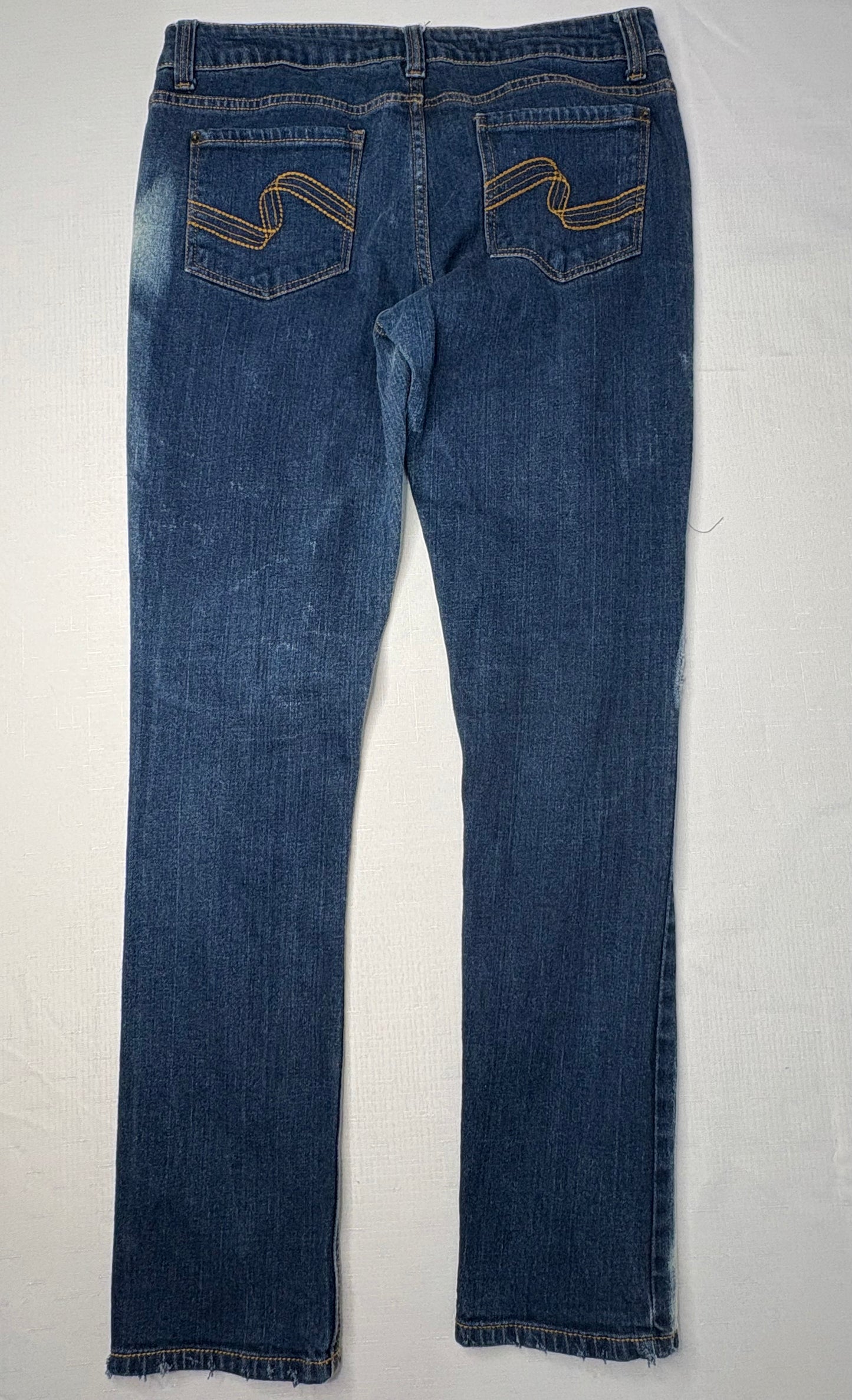 "Tie Dyed" Upcycled Denim Patchwork Jeans