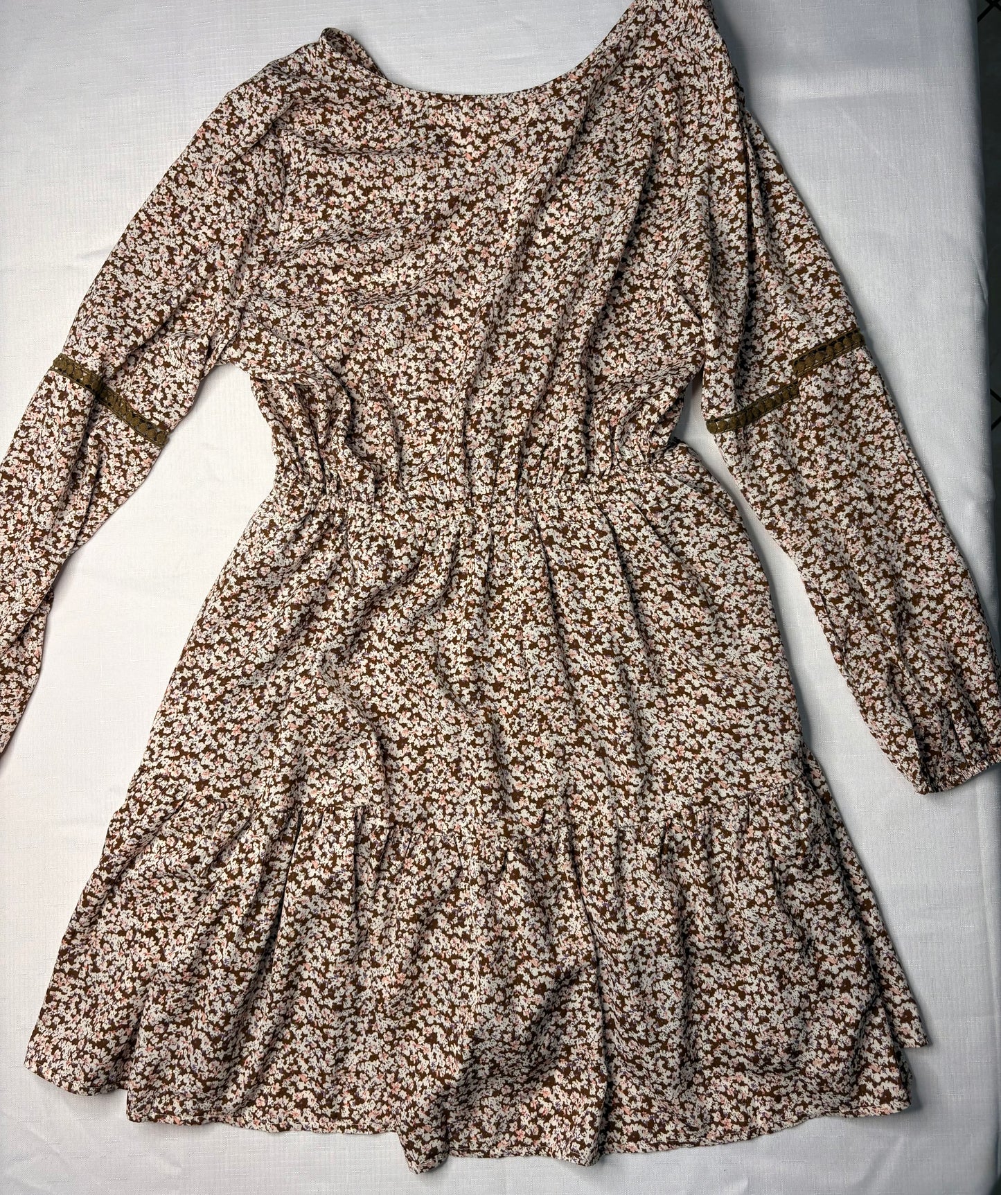 *NEW* 'Miracle' Chocolate & White Floral Dress