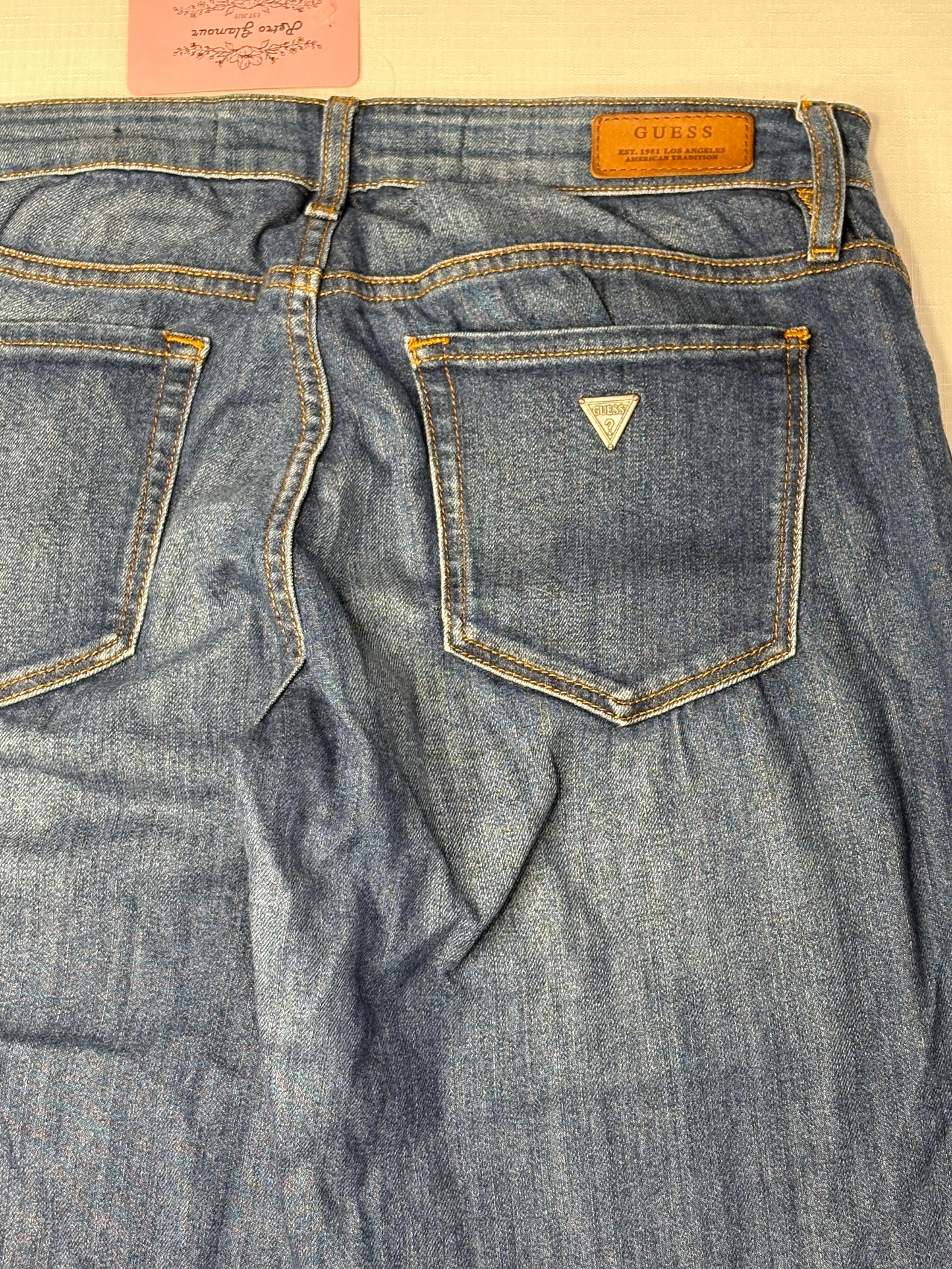 'Guess' Power Curvy Mid Denim Jeans SZ 10