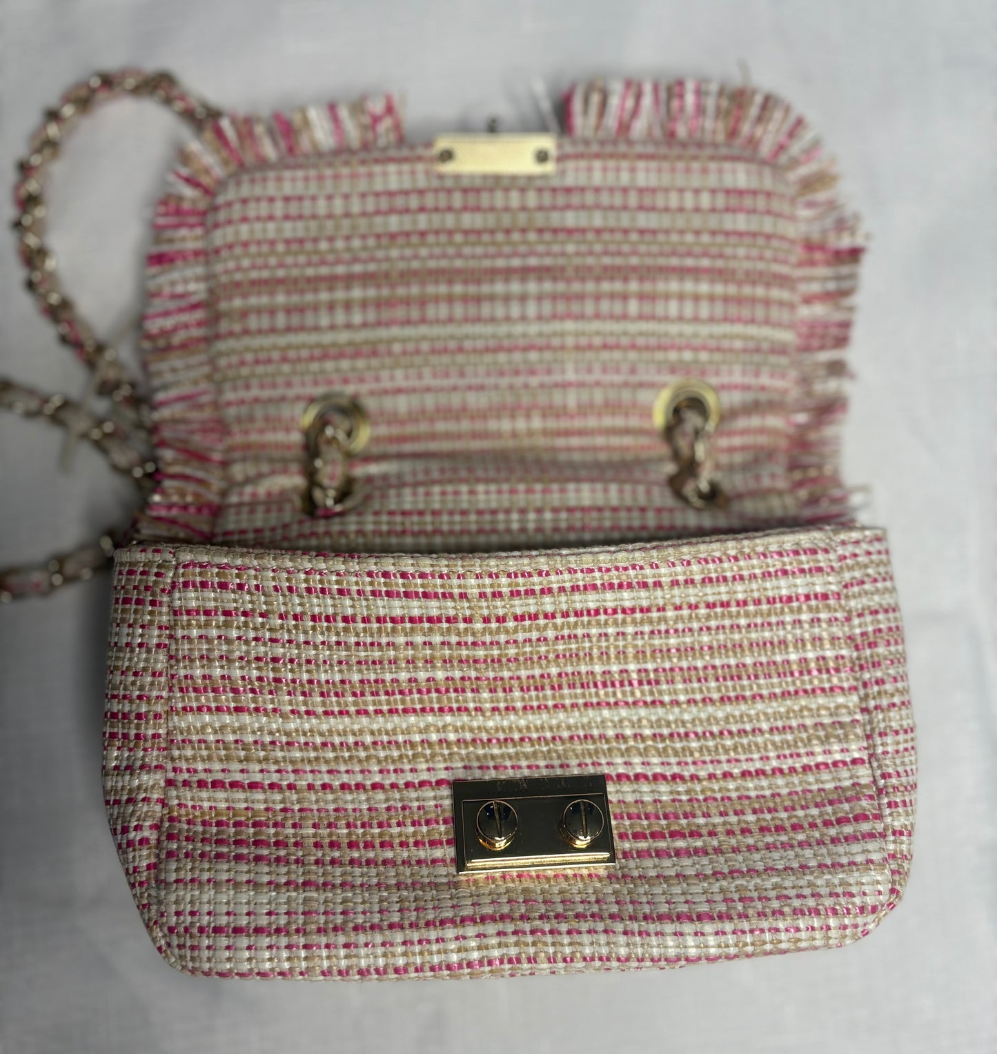 Colette Pink Clutch Bag