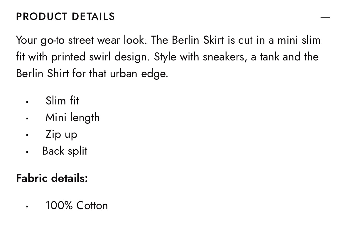 NEW 'Berlin Mud Pool Swirl' Corduroy Pencil Skirt
