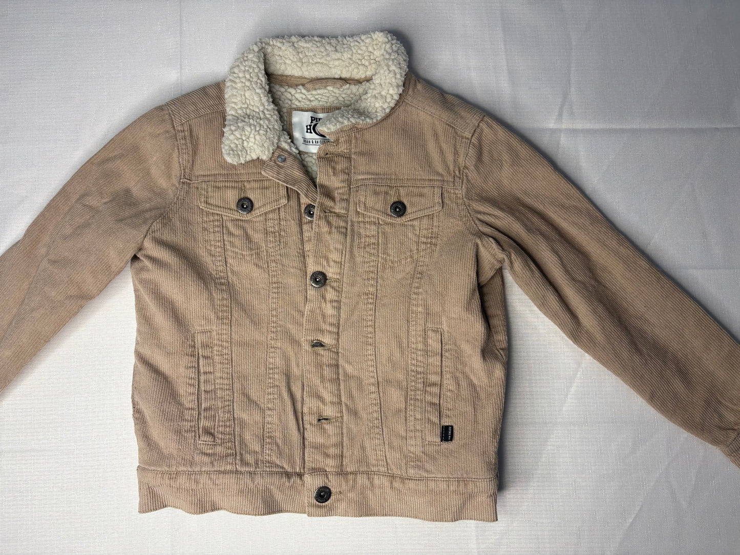 'Piping Hot' Corduroy Brown Jacket