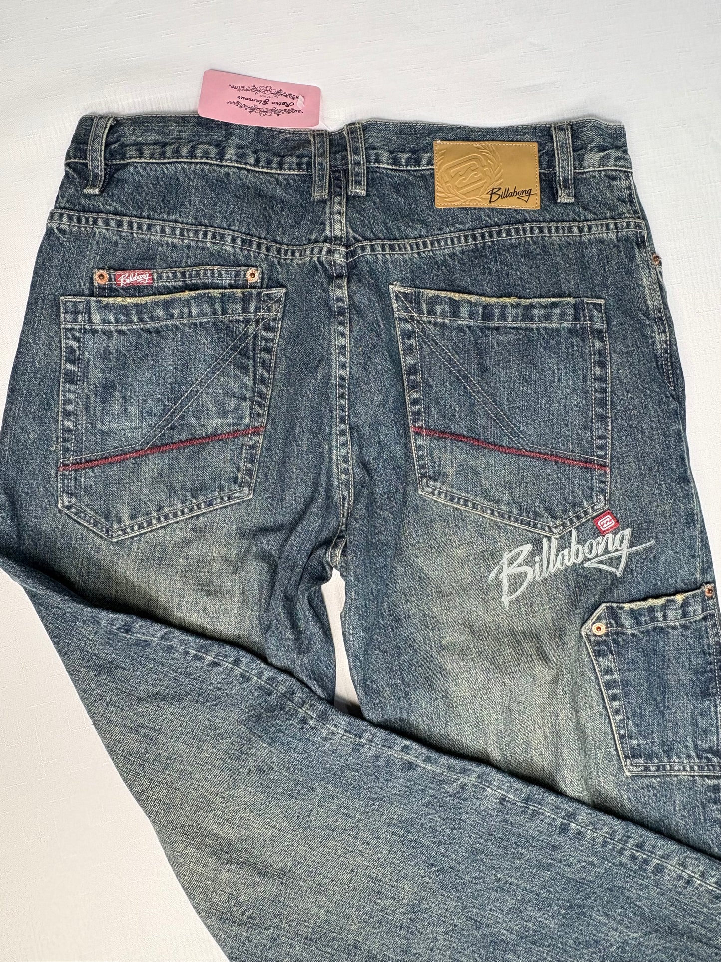 'Billabong' Wide Leg Denim Jeans
