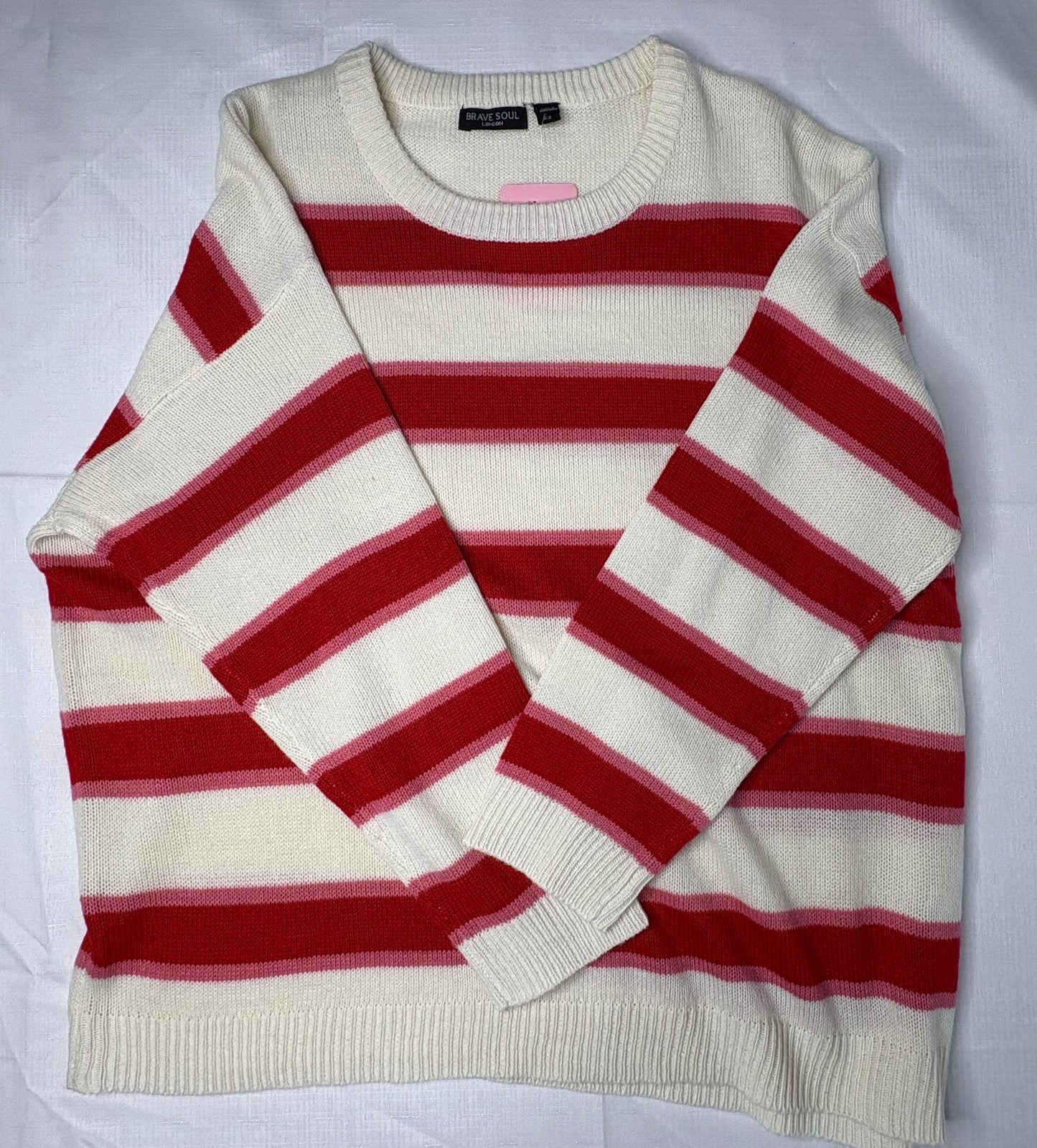 'Brave Soul London' Knit Striped Jumper
