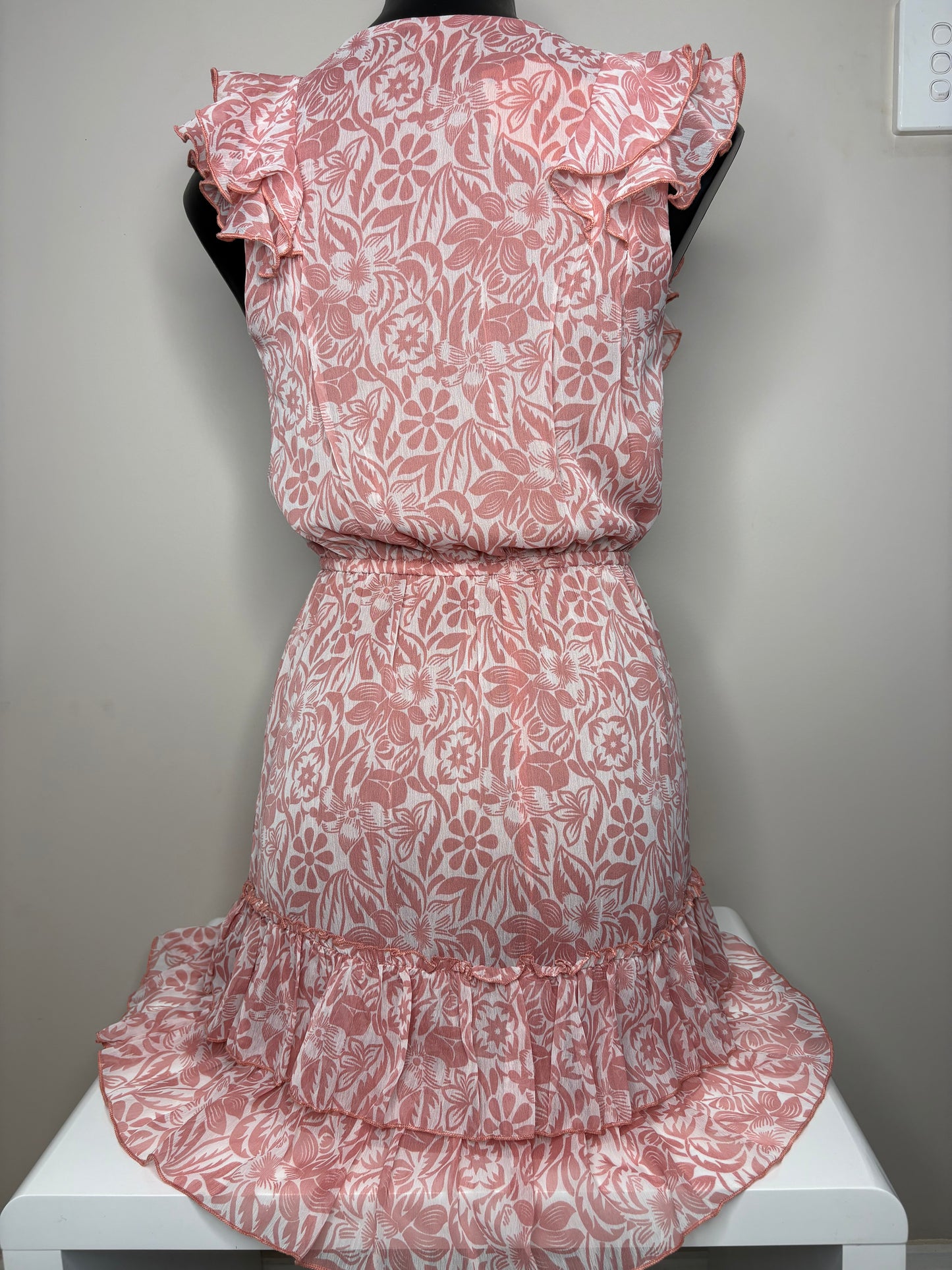 *NEW 'Dotti' Peach Skater Dress