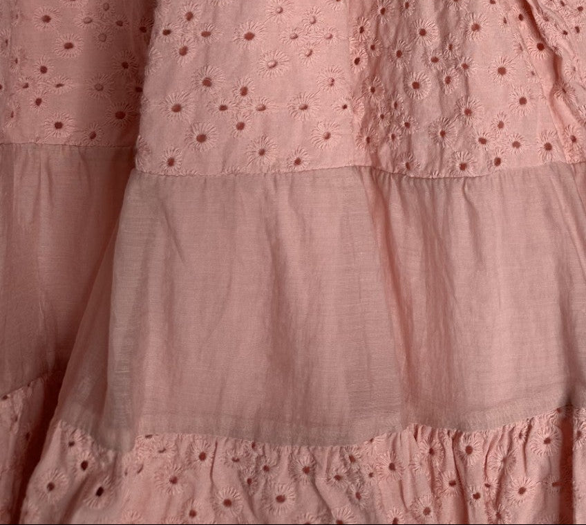 'Liz Jordan' Pink Bell Sleeve Blouse