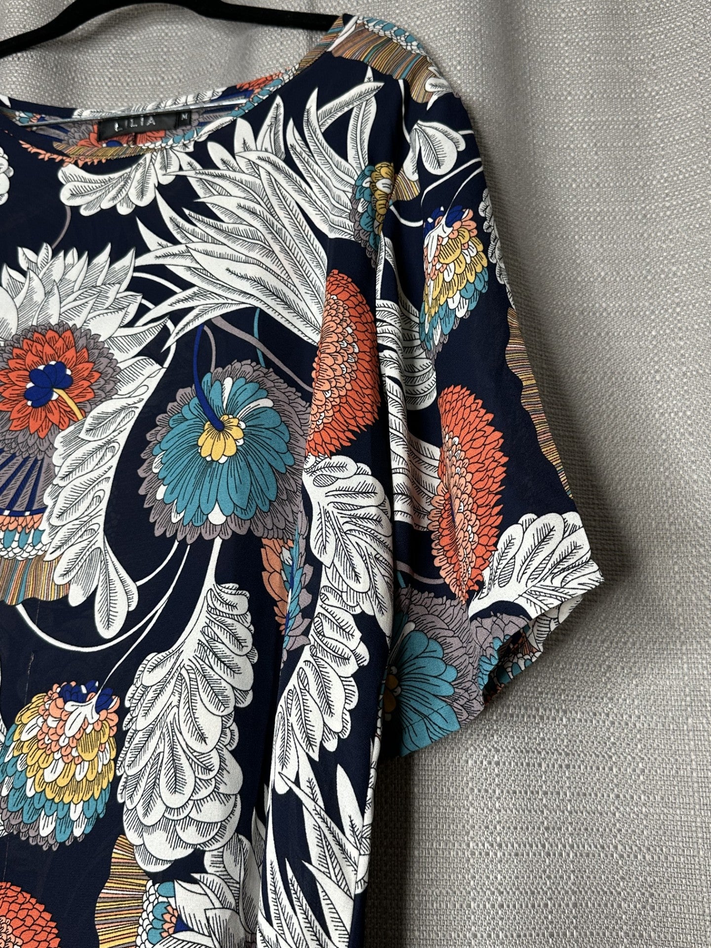 'Lilia' Asymmetrical Blouse