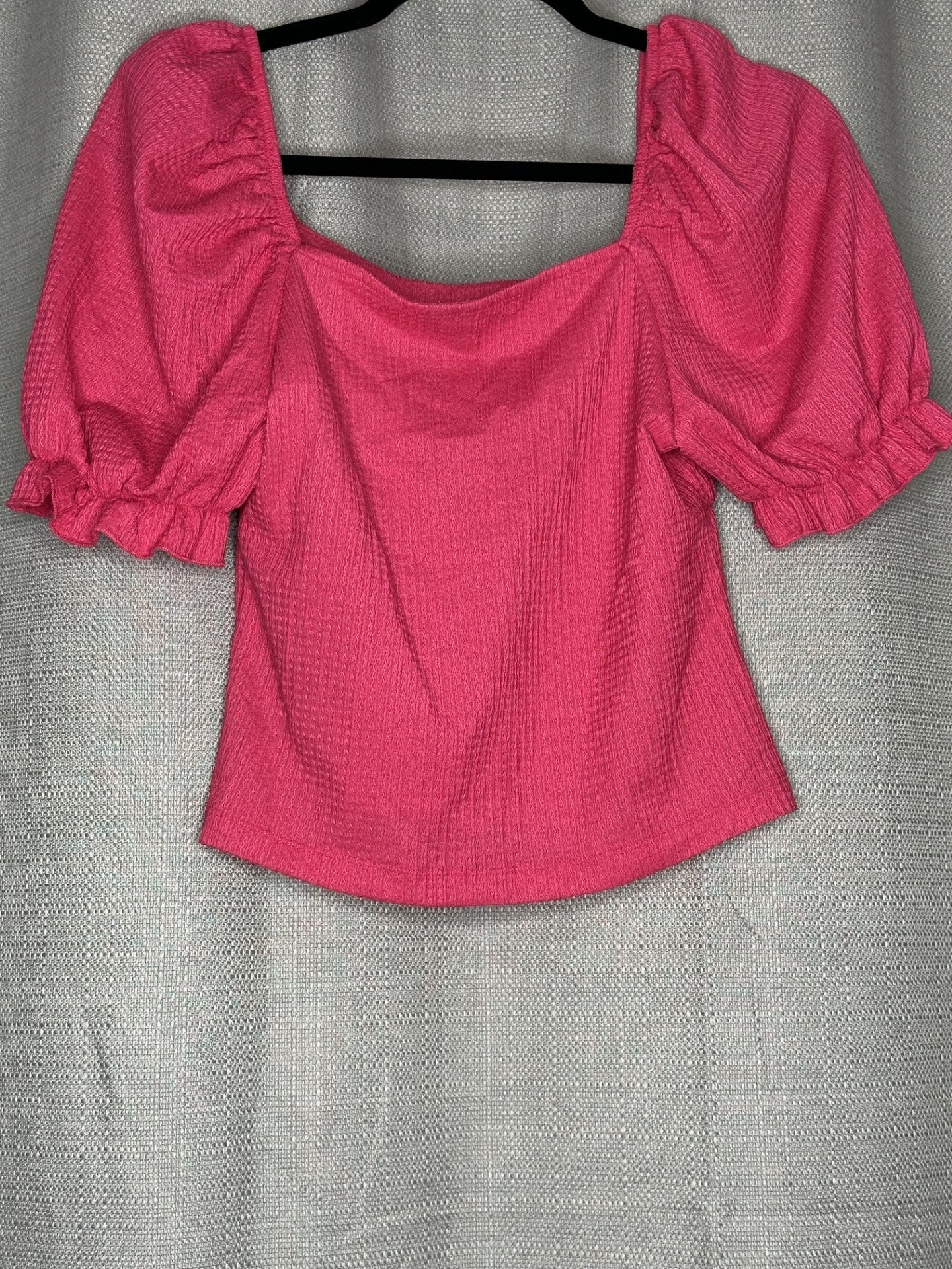 *NEW Pink Off-Shoulder Ruffle Blouse