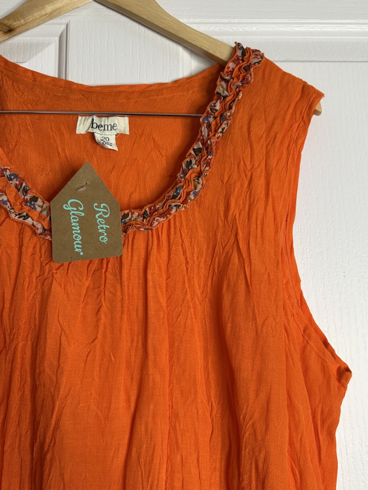 'Be Me' Orange Layered Blouse