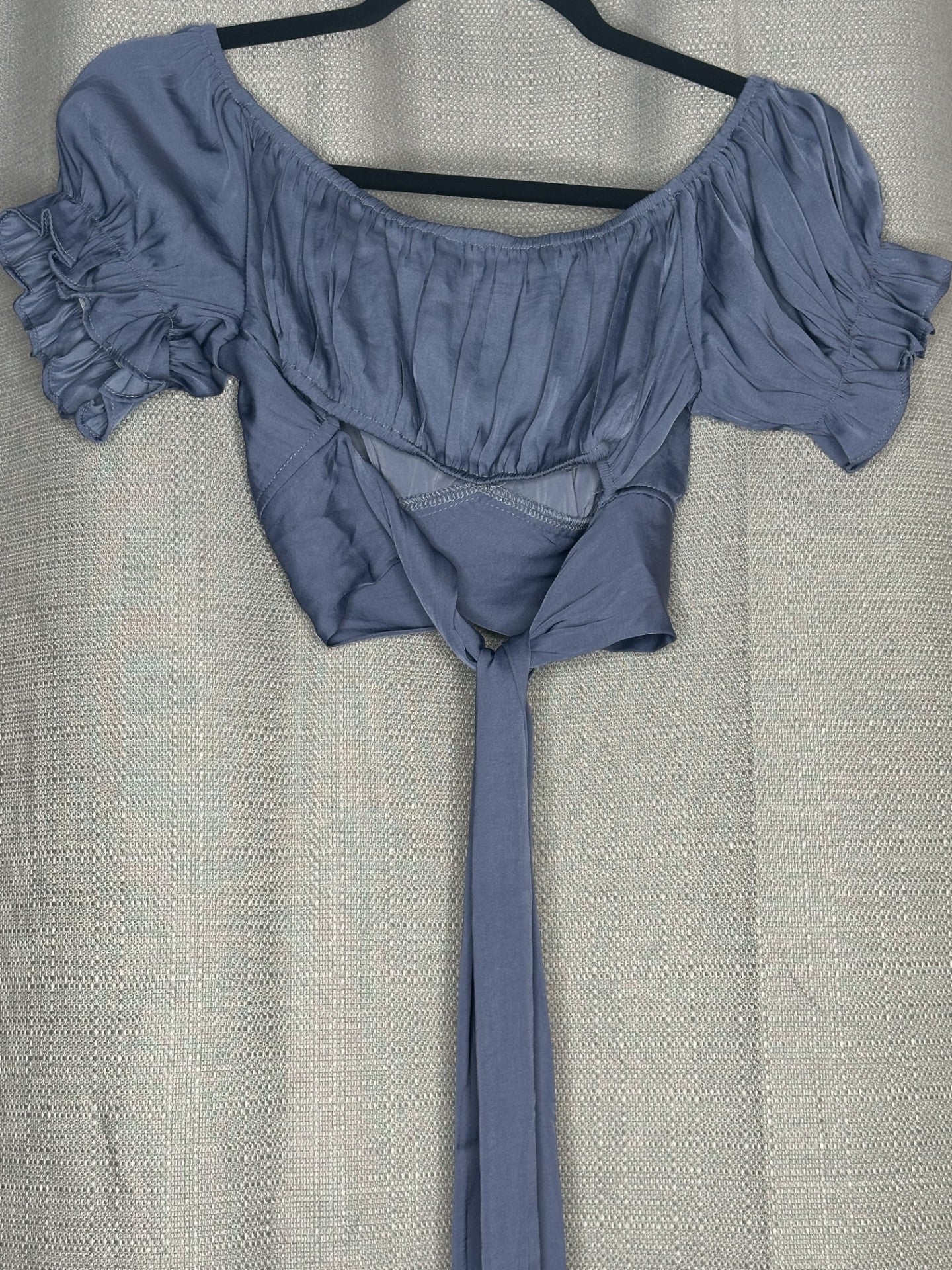 'Indikah' Satin Tie Blouse
