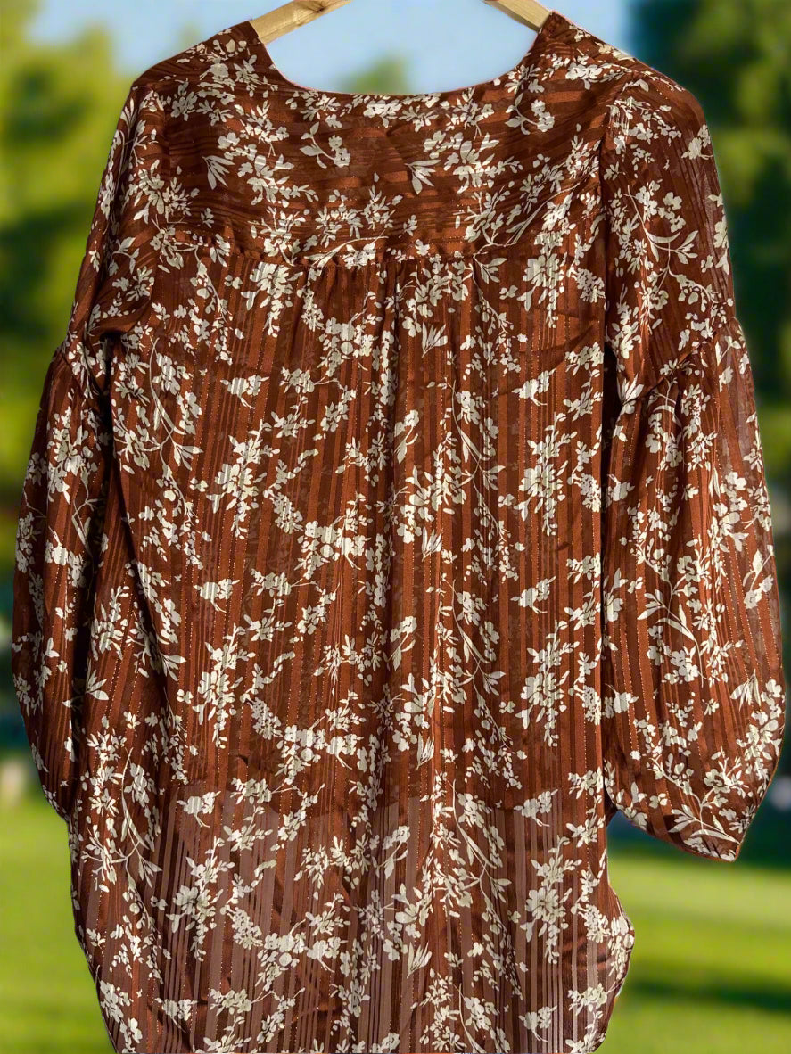'White Closet' Burnt Orange Blouse