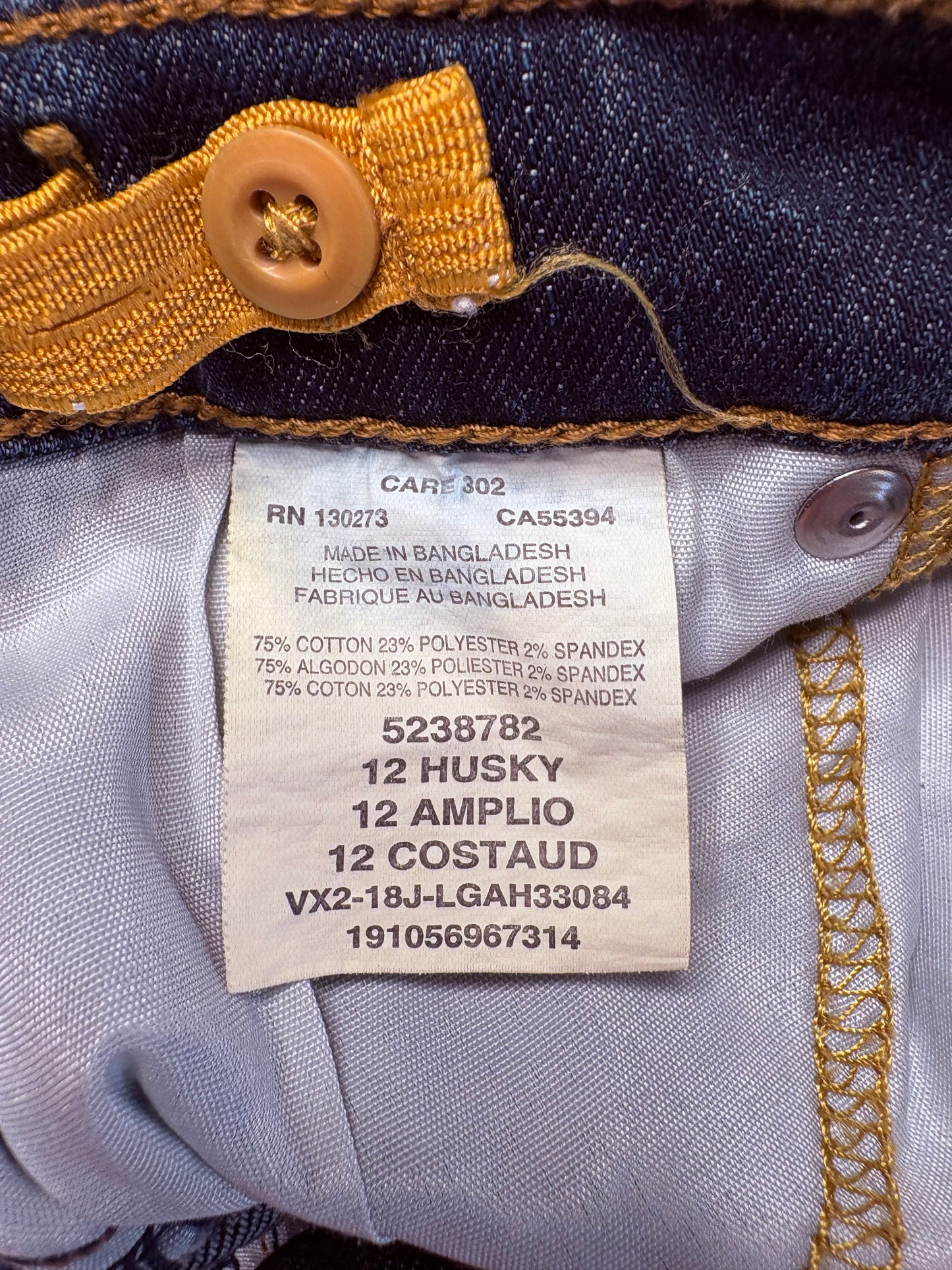 'Lee' Jeans (care 302) Adjustable Waist Denim Jeans