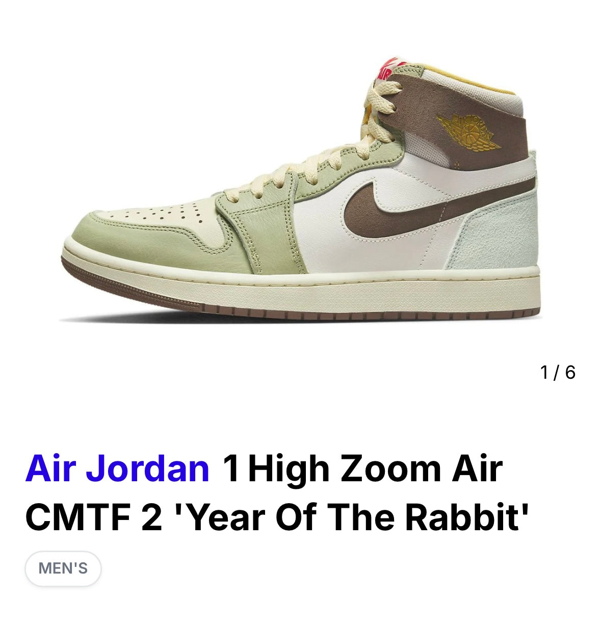 'Nike' Air Jordan 1 High Zoom Air ‘Year of the Rabbit’