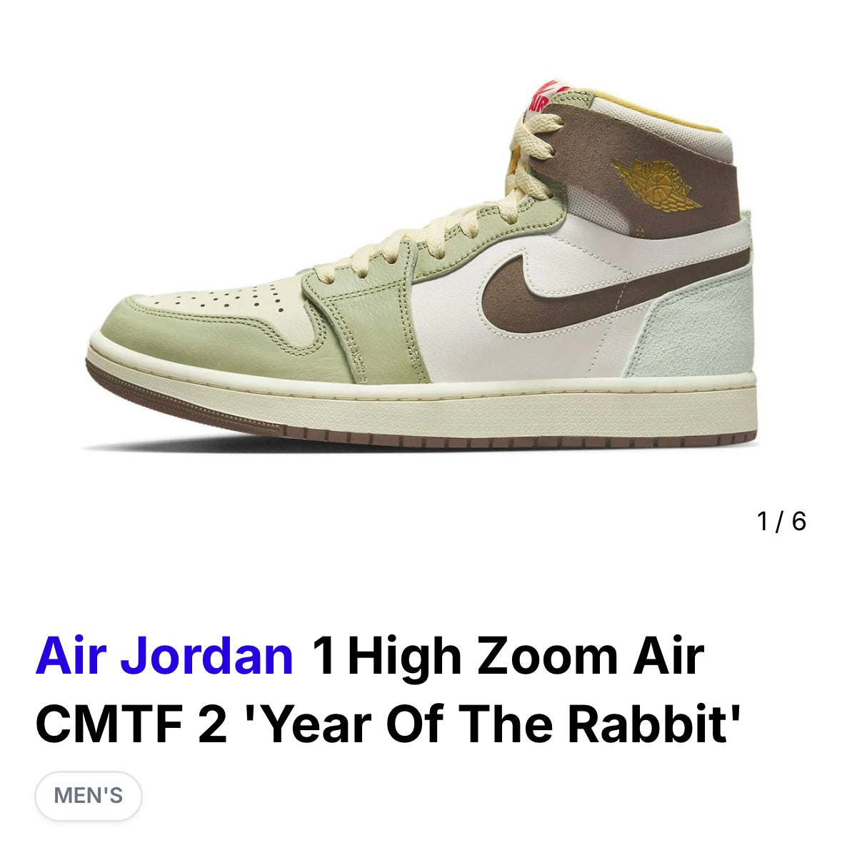 'Nike' Air Jordan 1 High Zoom Air ‘Year of the Rabbit’
