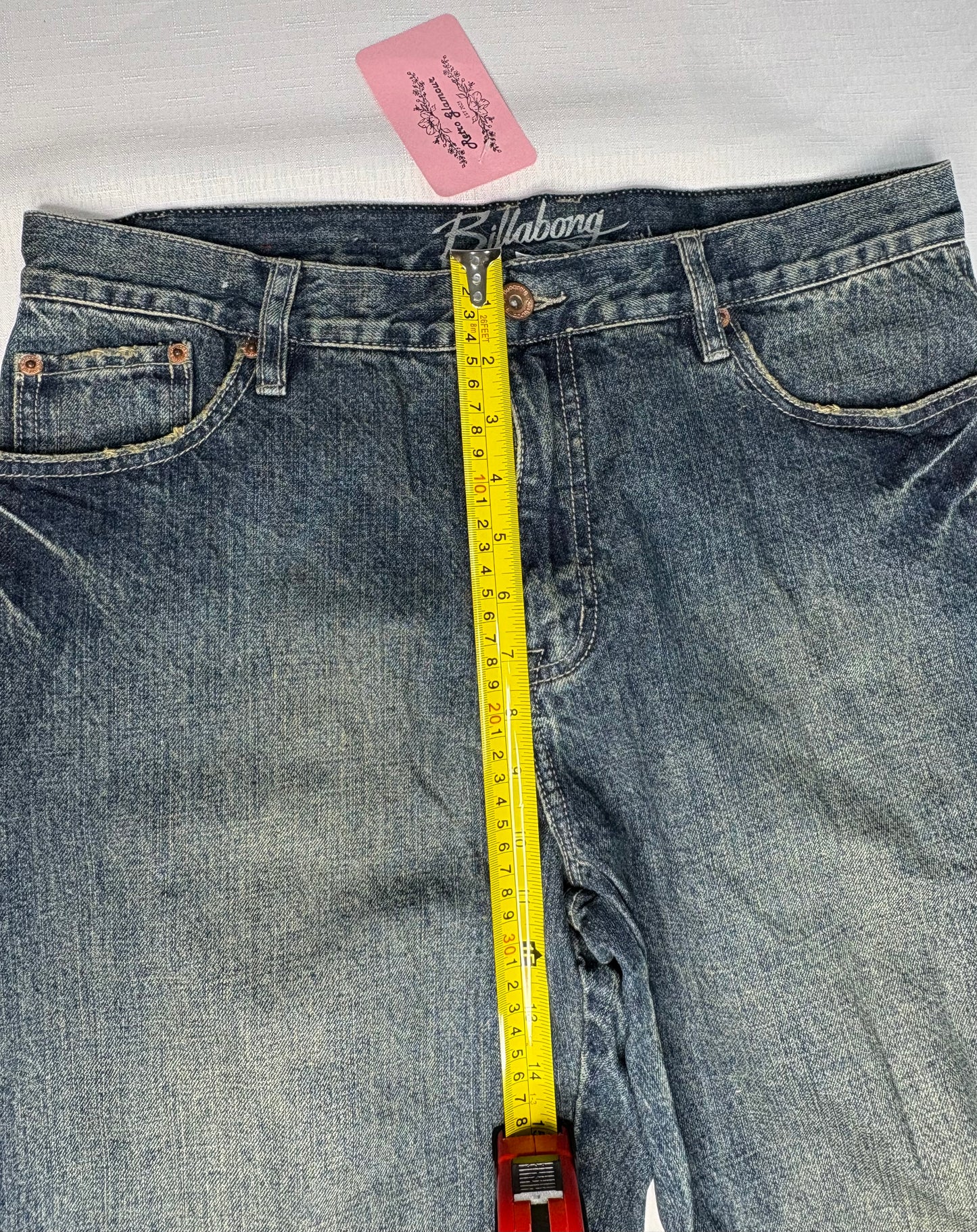 'Billabong' Wide Leg Denim Jeans
