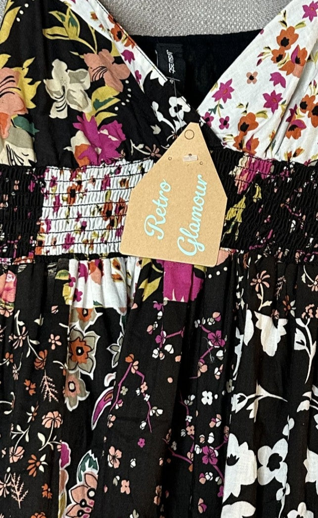 'Jeanswest' Floral Patchwork Maxi Dress