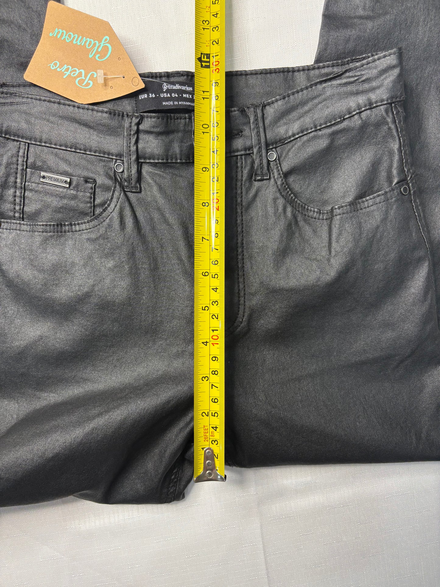'Stradivarius' Leather Pants SZ 8