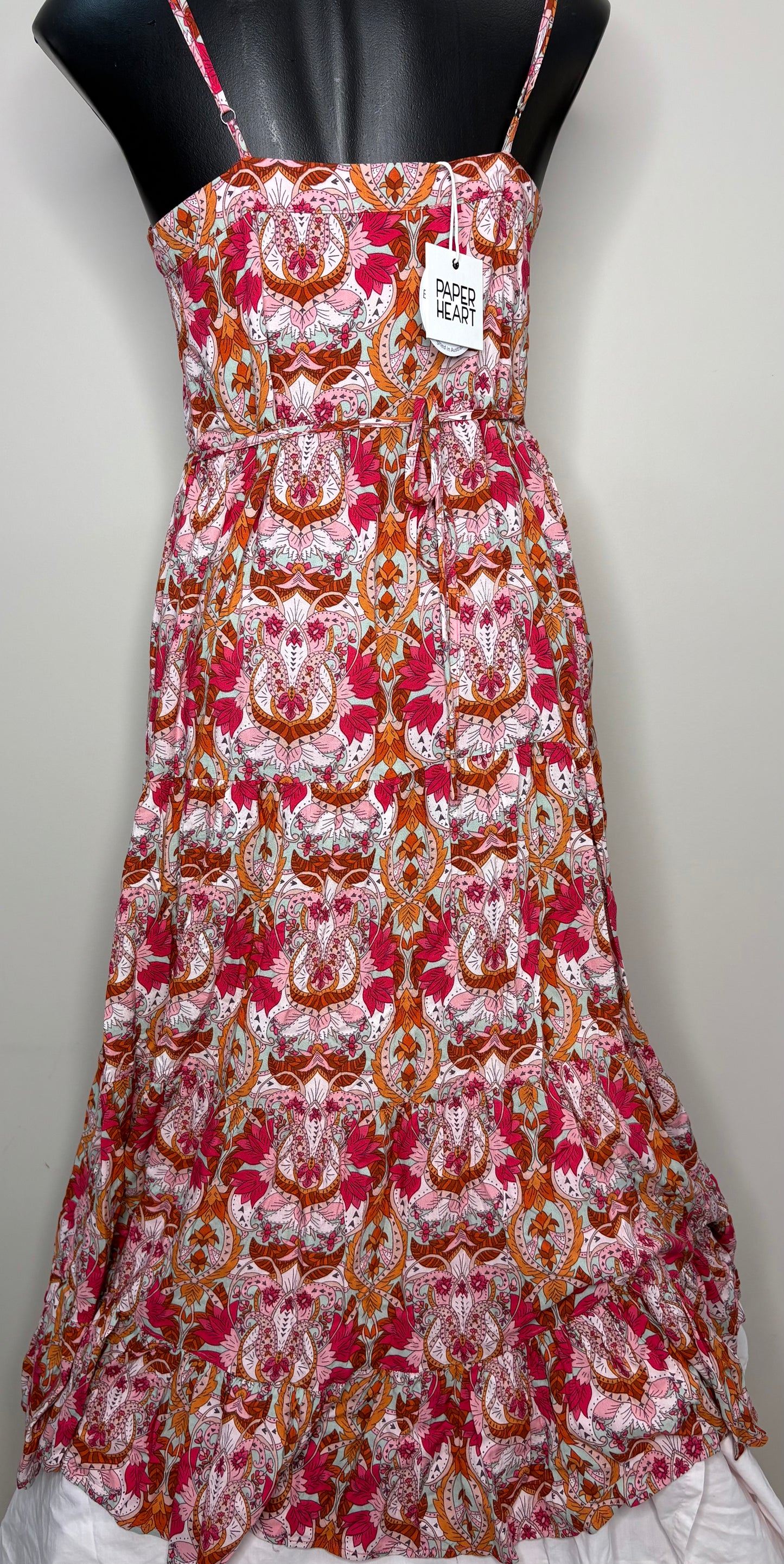 'Paper Heart' Summer Maxi Dress