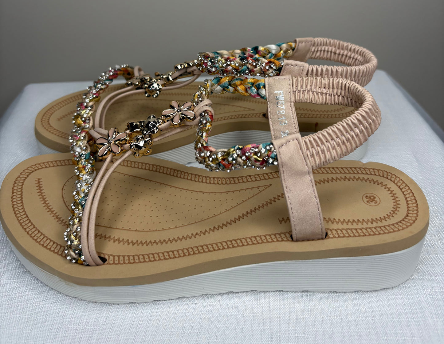 Pink Jewel Sandals
