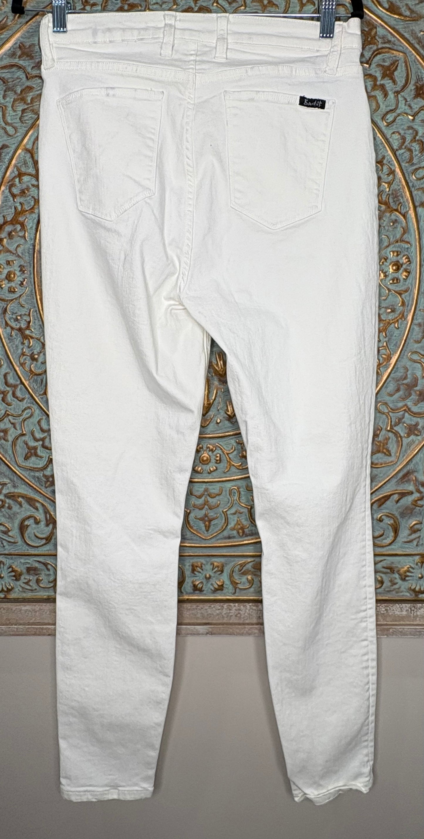 'Bardot' White Denim Jeans