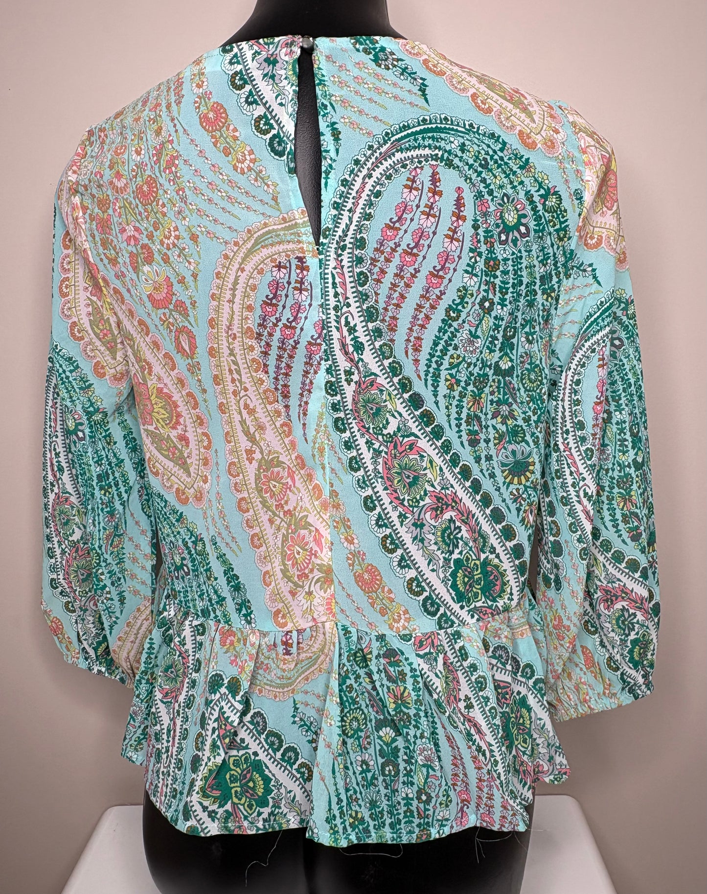 'Katie’s' Aqua Blouse