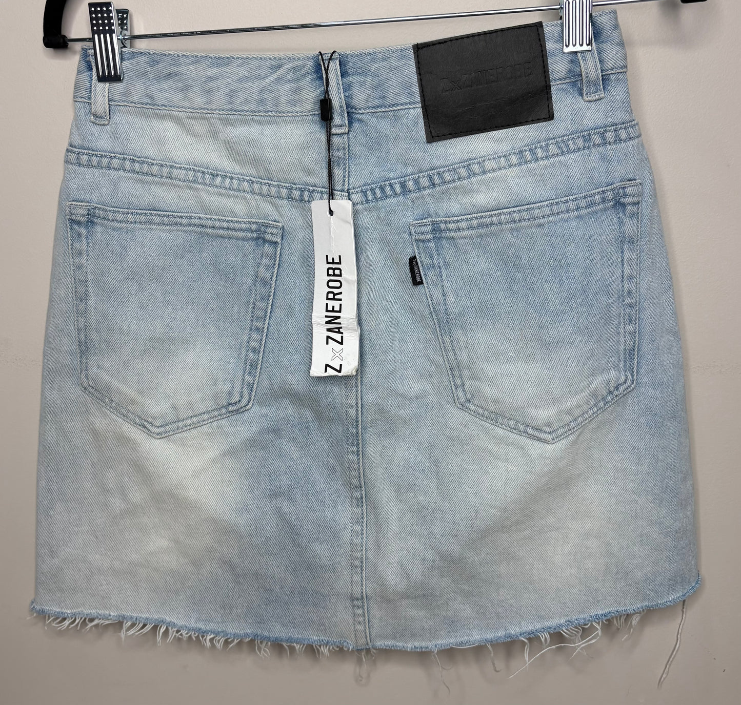 'Zanerobe' Light Wash Denim Skirt