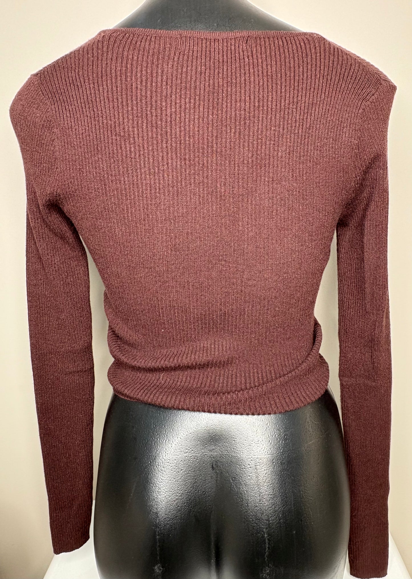 'All About Eve' Brown Knit Top