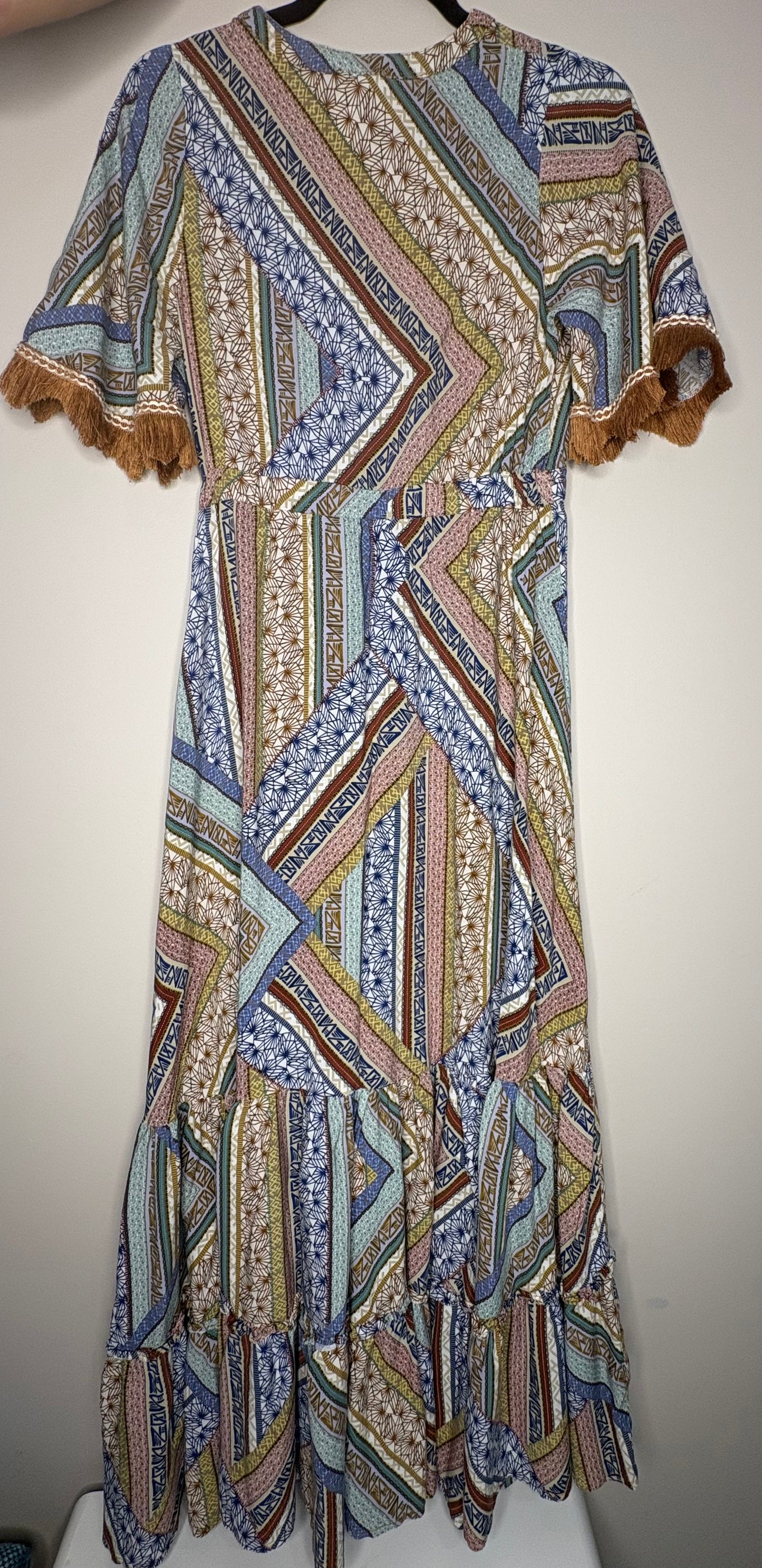 'JAASE' Aztec Maxi Dress