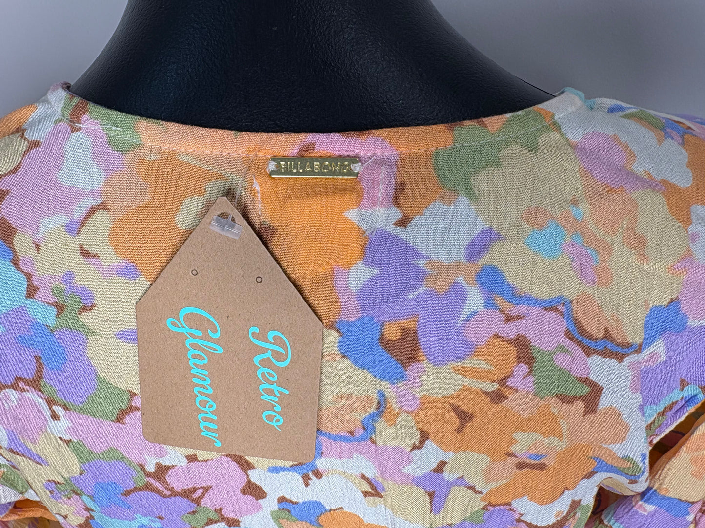 *NEW 'Billabong' Multi-coloured Floral Dress