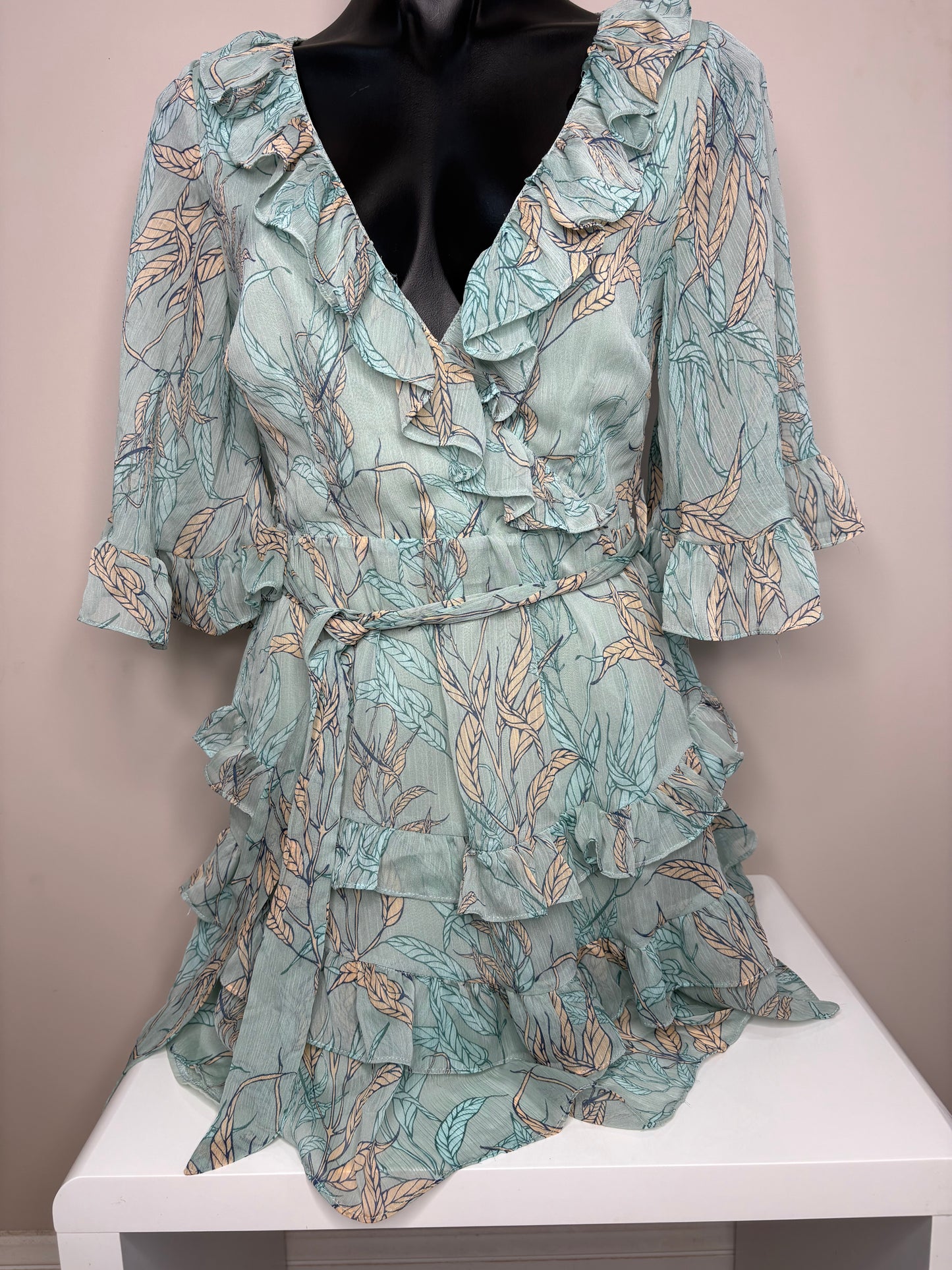 *NEW 'Saints + Secrets' Mint Patterned Dress