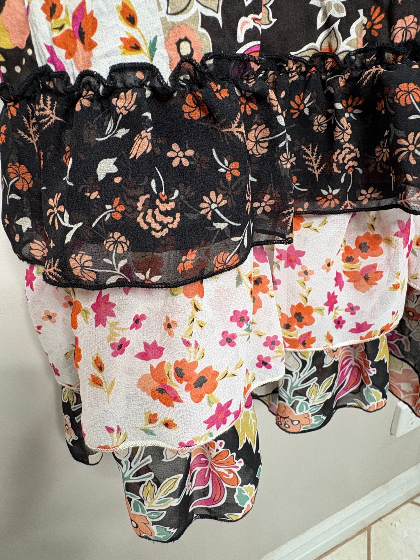 'Jeanswest' Floral Patchwork Maxi Dress