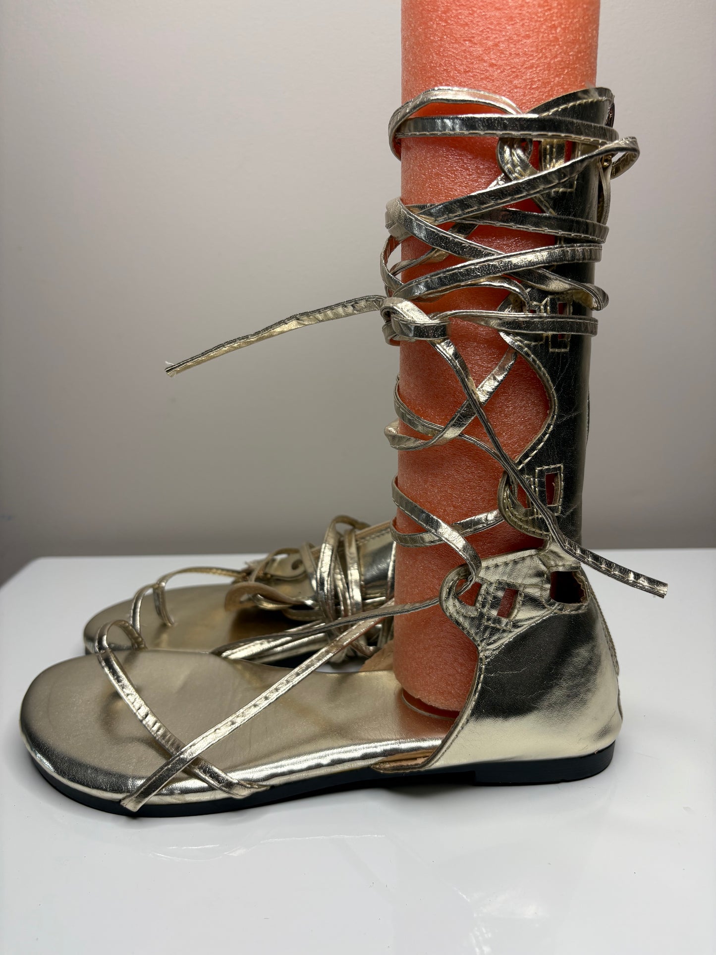Gladiator Gold Sandals sz 9