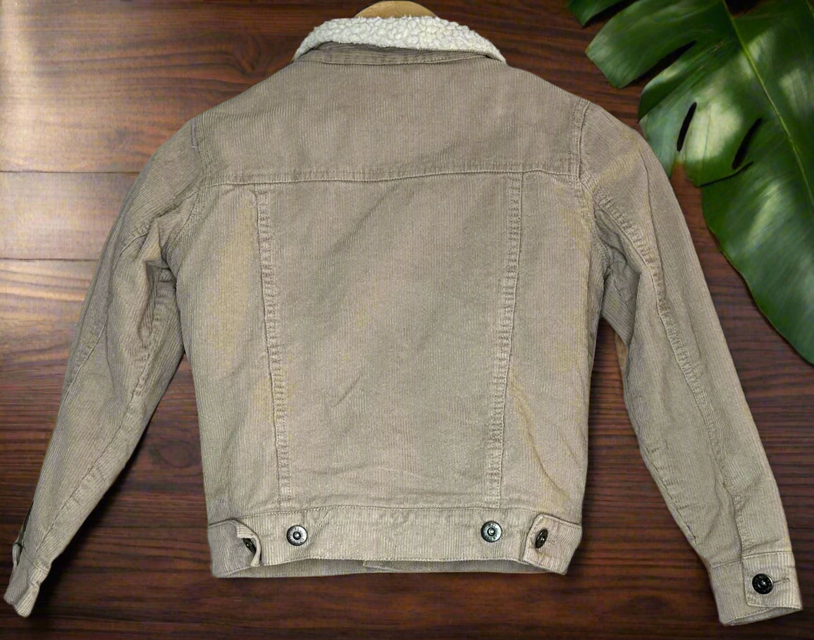 'Piping Hot' Corduroy Brown Jacket