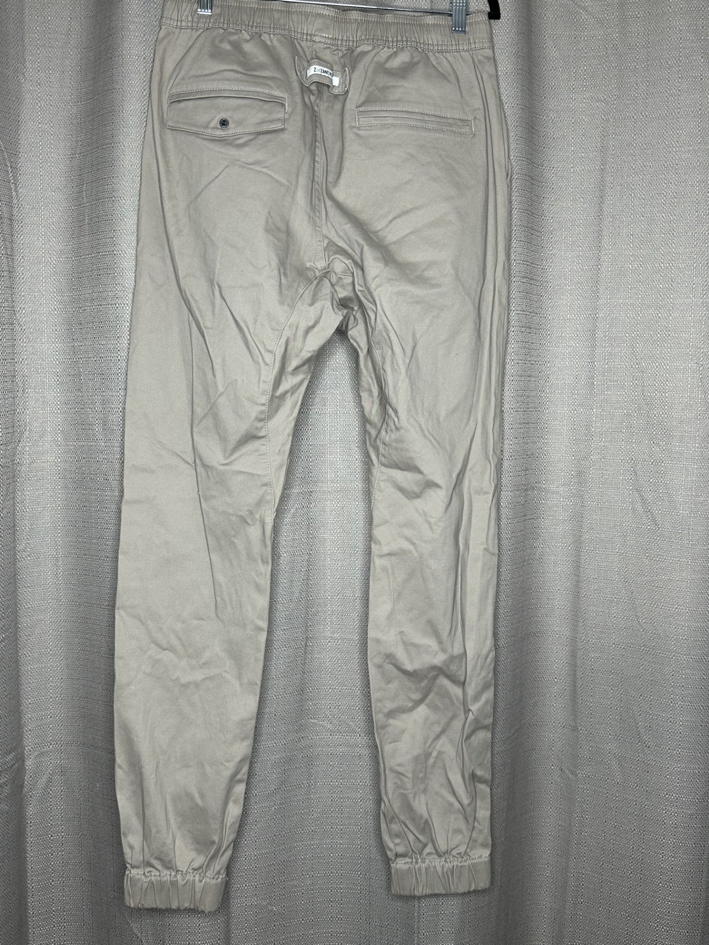 *NEW 'Zanerobe' Beige Chino Pants w/ Elasticated Cuffs