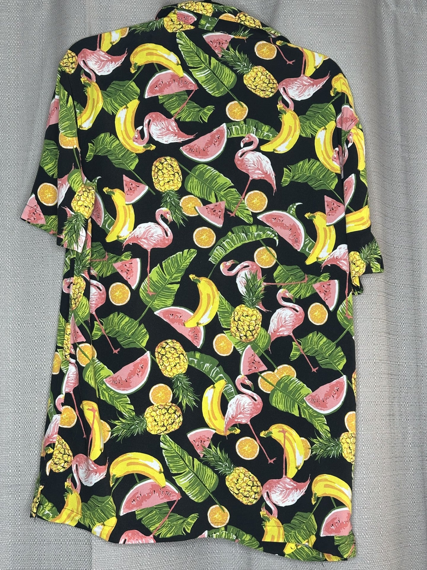 *NEW 'Jay Jays' Tropical Fruit Print Button Up Shirt