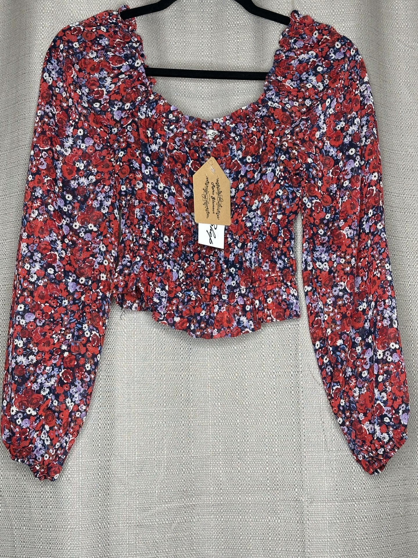 Floral patterned top