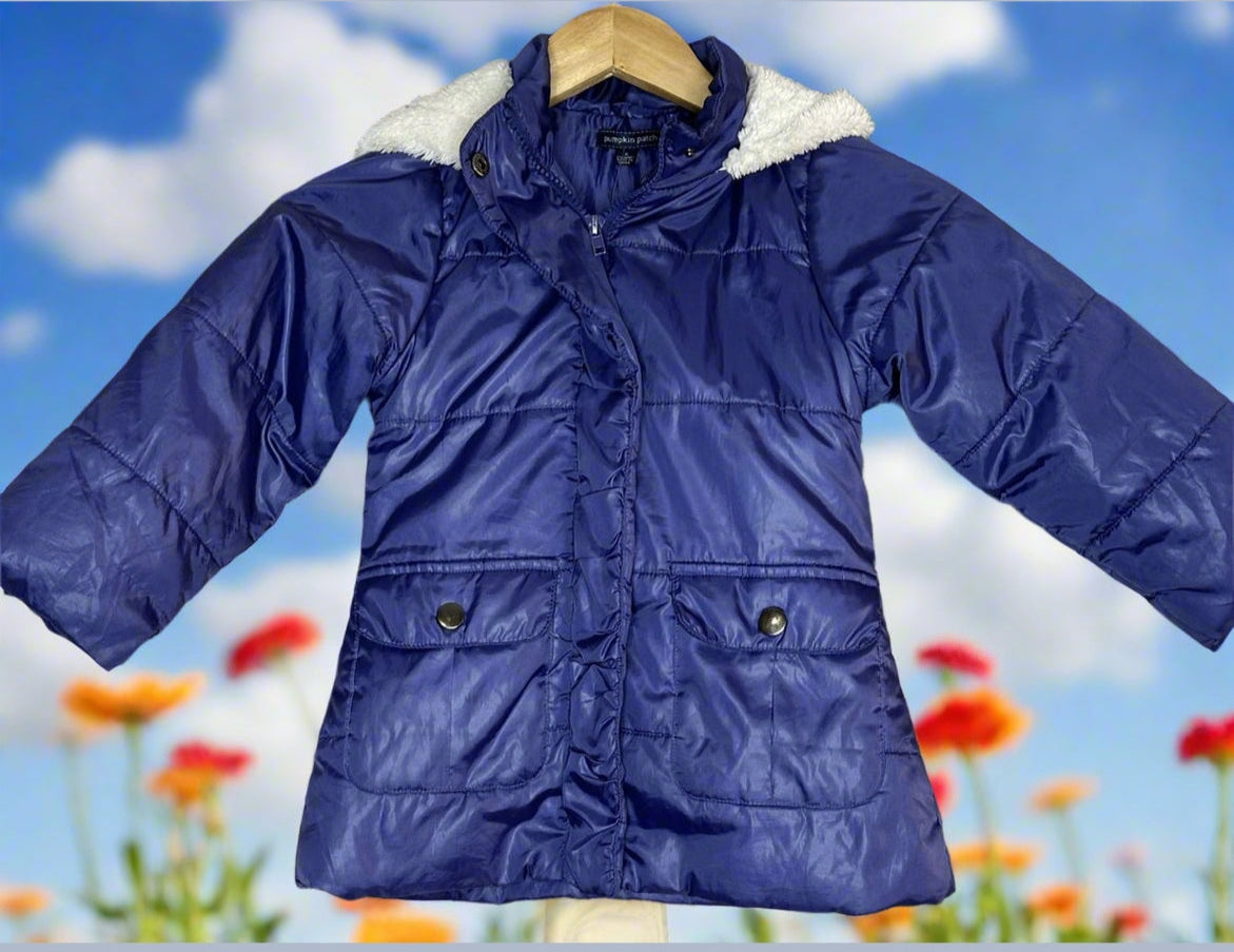 'Pumpkin Patch' Purple Raincoat