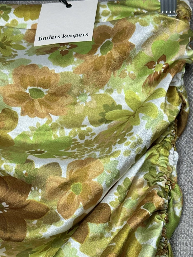 *NEW 'Finders Keepers The Label' Gigi Green Floral Skirt