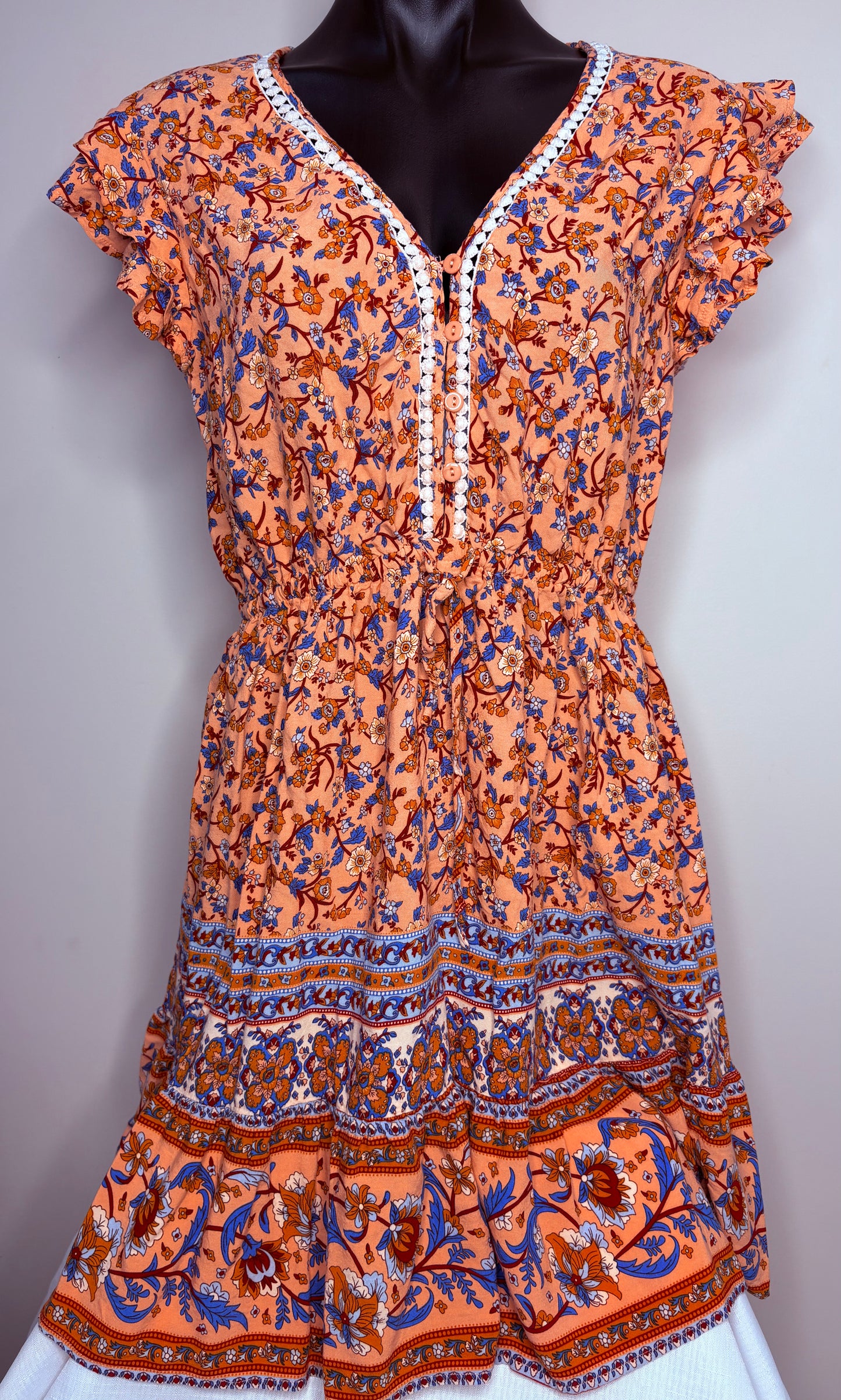 'St Frock' Floral Skater Dress