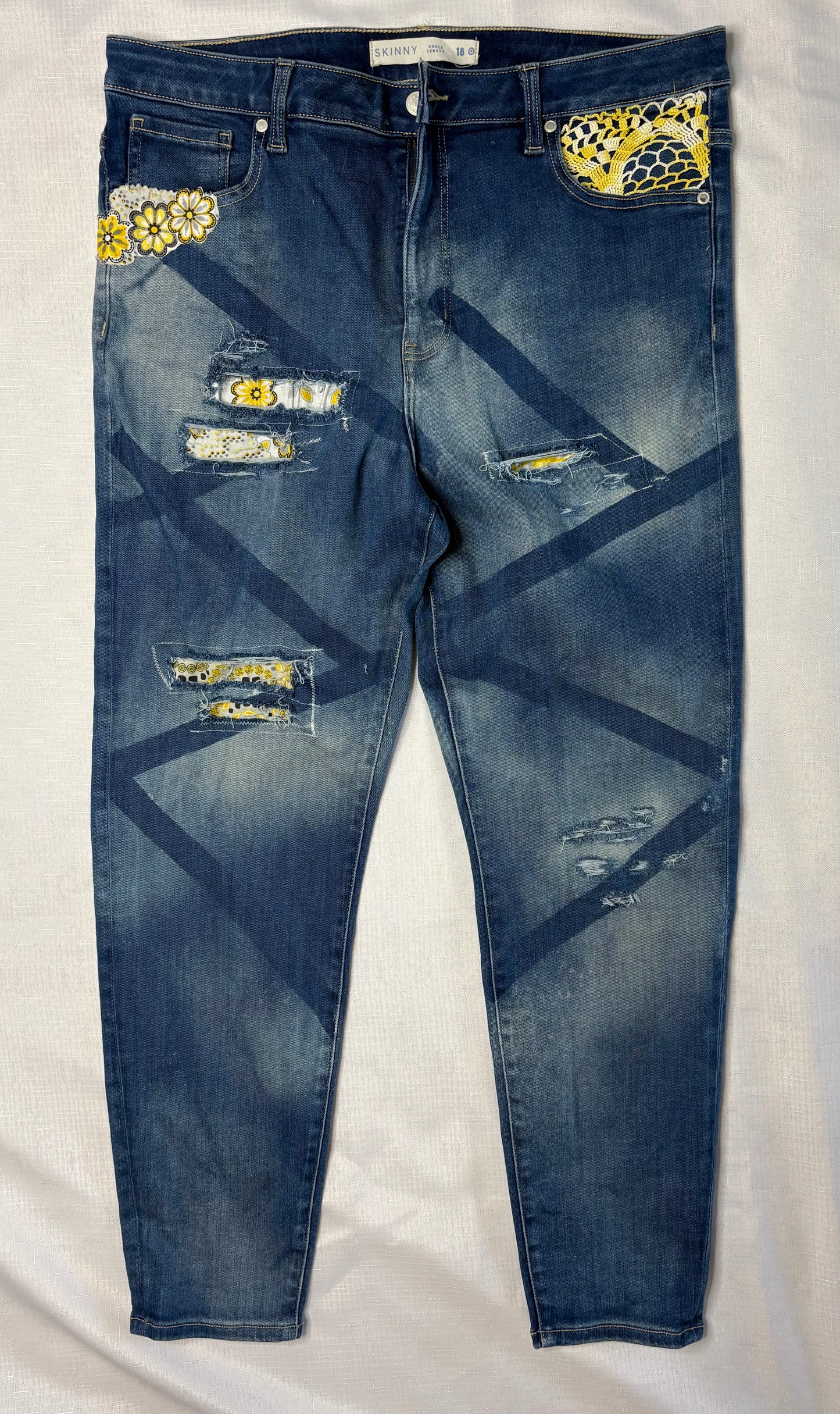 Target sz 18 Upcycled Skinny Jean