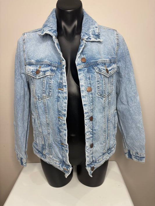 'Target' Light Acid Wash Denim Jacket