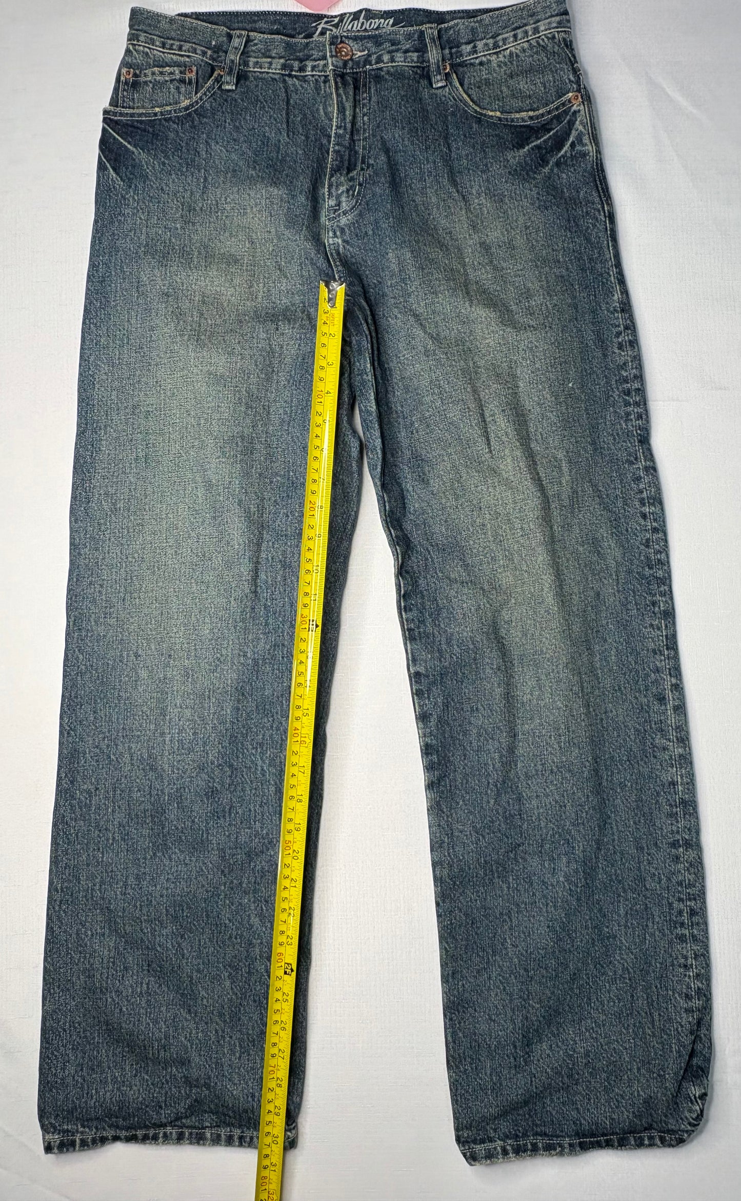 'Billabong' Wide Leg Denim Jeans