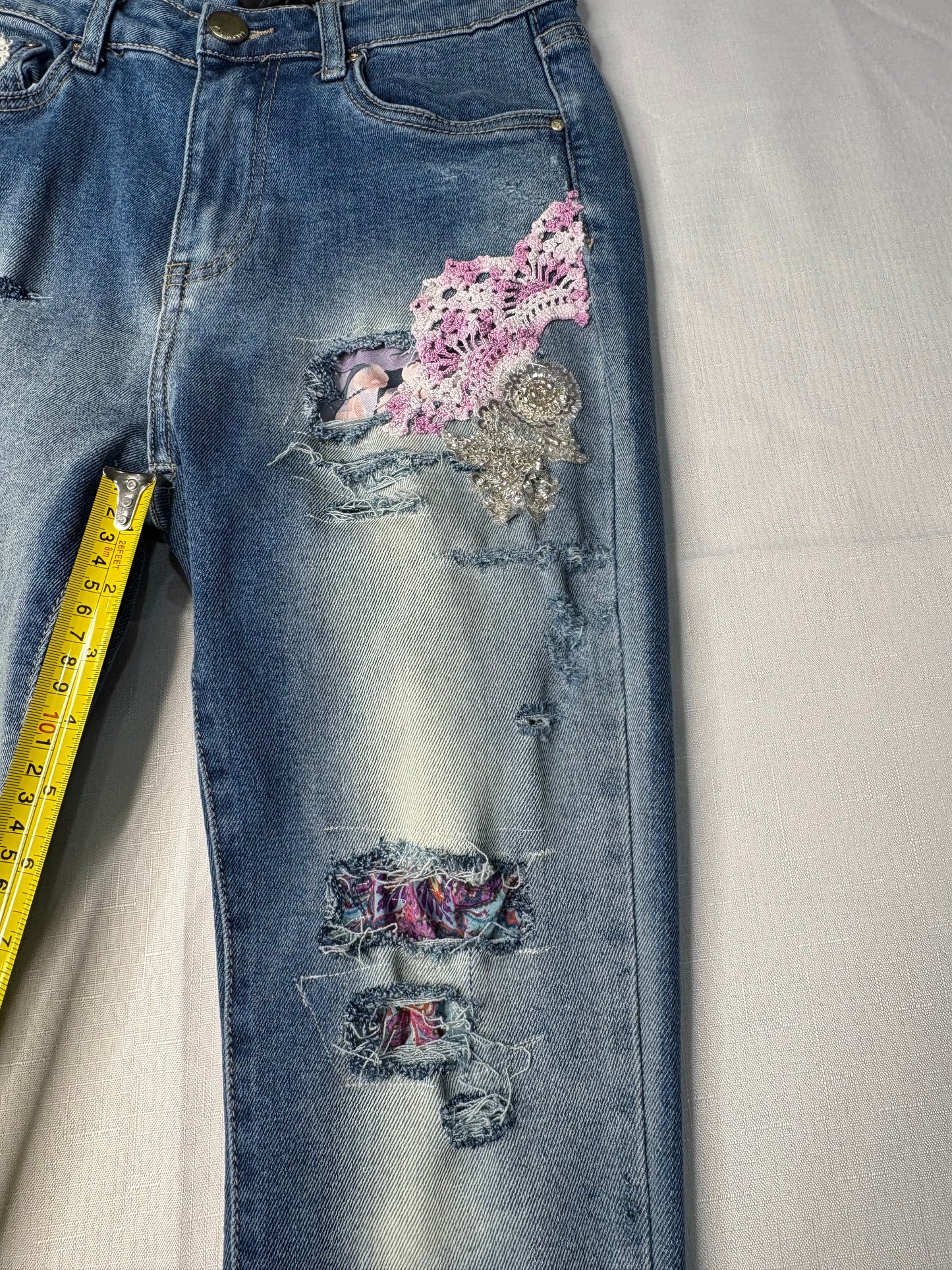 Embroidered Denim 'Ava & Ever' Jeans