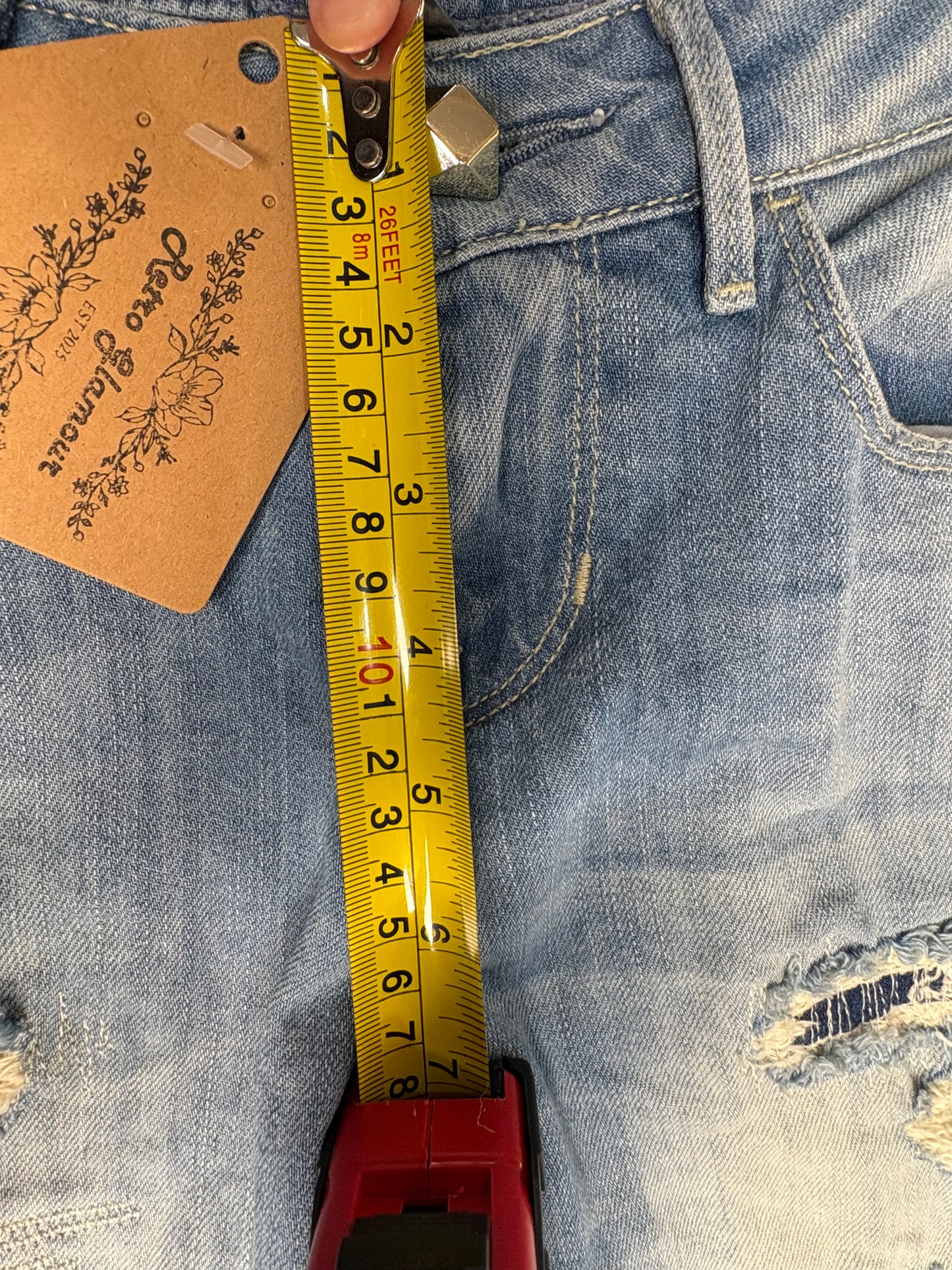 'Guess' Straight Leg Distressed Jeans SZ Small