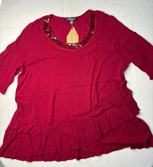 'Autograph' Ruby Blouse